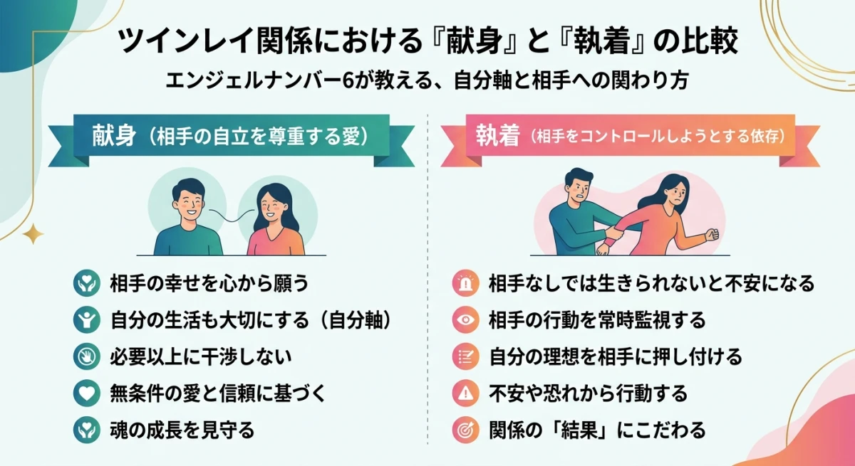 ツインレイにおける献身と執着の違い